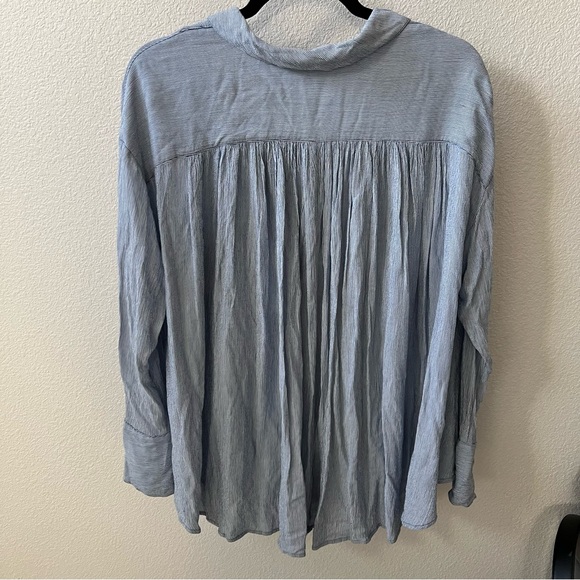 FREE PEOPLE Flowy Button Down Top - Picture 6 of 6